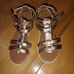 Kids Metallic Sandals